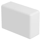 OBO BETTERMANN - Elemento terminale 13x25x40 in policarbonato/acrilnitrile butadiene stirolo bianco RAL 9010.