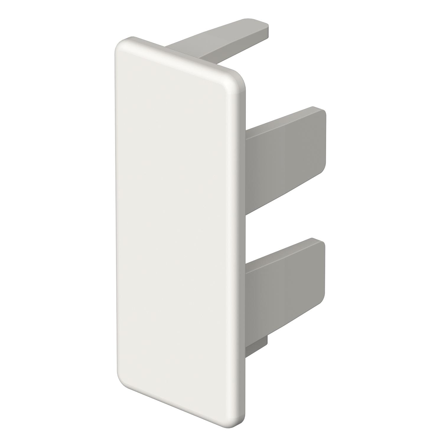 OBO BETTERMANN - Elemento terminale 15x40mm in Polivinilcloruro bianco RAL 9010 HE15040RW.