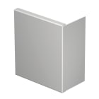 OBO BETTERMANN - Elemento terminale 80x170mm in Polivinilcloruro bianco RAL 9010 per un'installazione impeccabile.