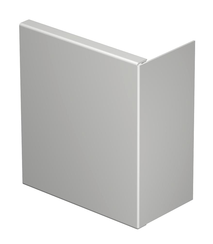 OBO BETTERMANN - Elemento terminale 80x170mm in Polivinilcloruro bianco RAL 9010 per un'installazione impeccabile.