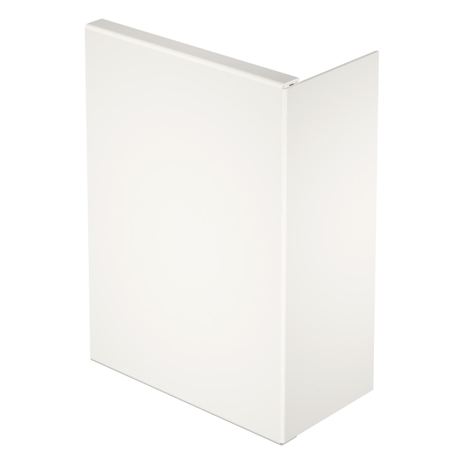 OBO BETTERMANN - Elemento terminale 80x210mm in Polivinilcloruro bianco RAL 9010 WDK HE80210RW.