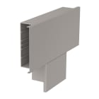 OBO BETTERMANN - Derivazione a T 400x210x80 in Polivinilcloruro grigio pietra RAL 7030 WD T80210GR.