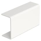 OBO BETTERMANN - Coprigiunto per canale 15x27x50mm in Policarbonato/acrilnitrile butadiene stirolo bianco RAL 9010 WD HS13025RW.
