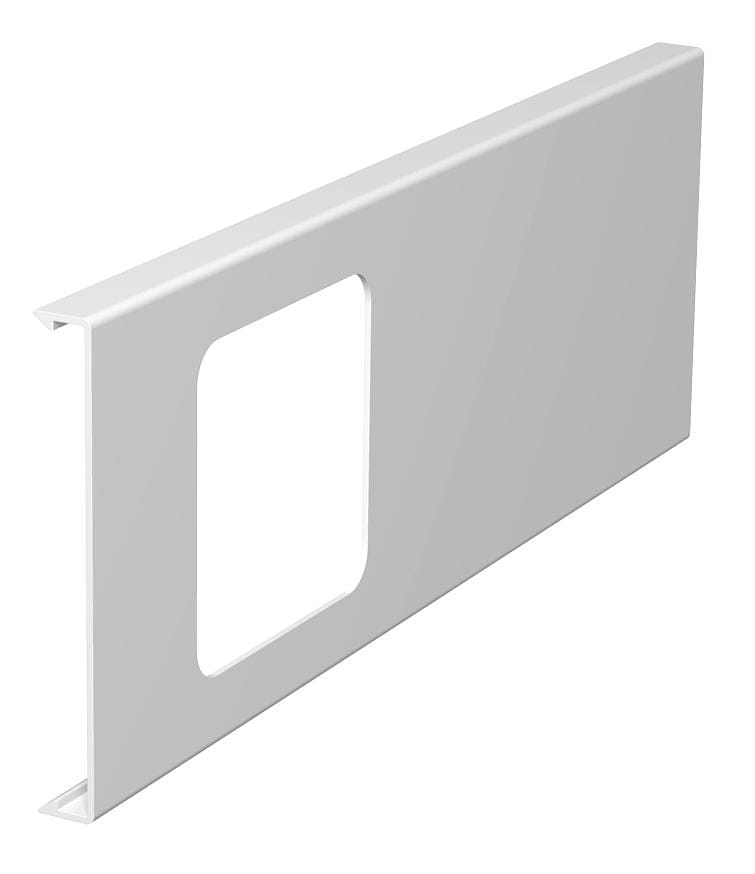 OBO BETTERMANN - Coperchio per dispositivo singolo 110x300mm in Polivinilcloruro bianco RAL 9010.