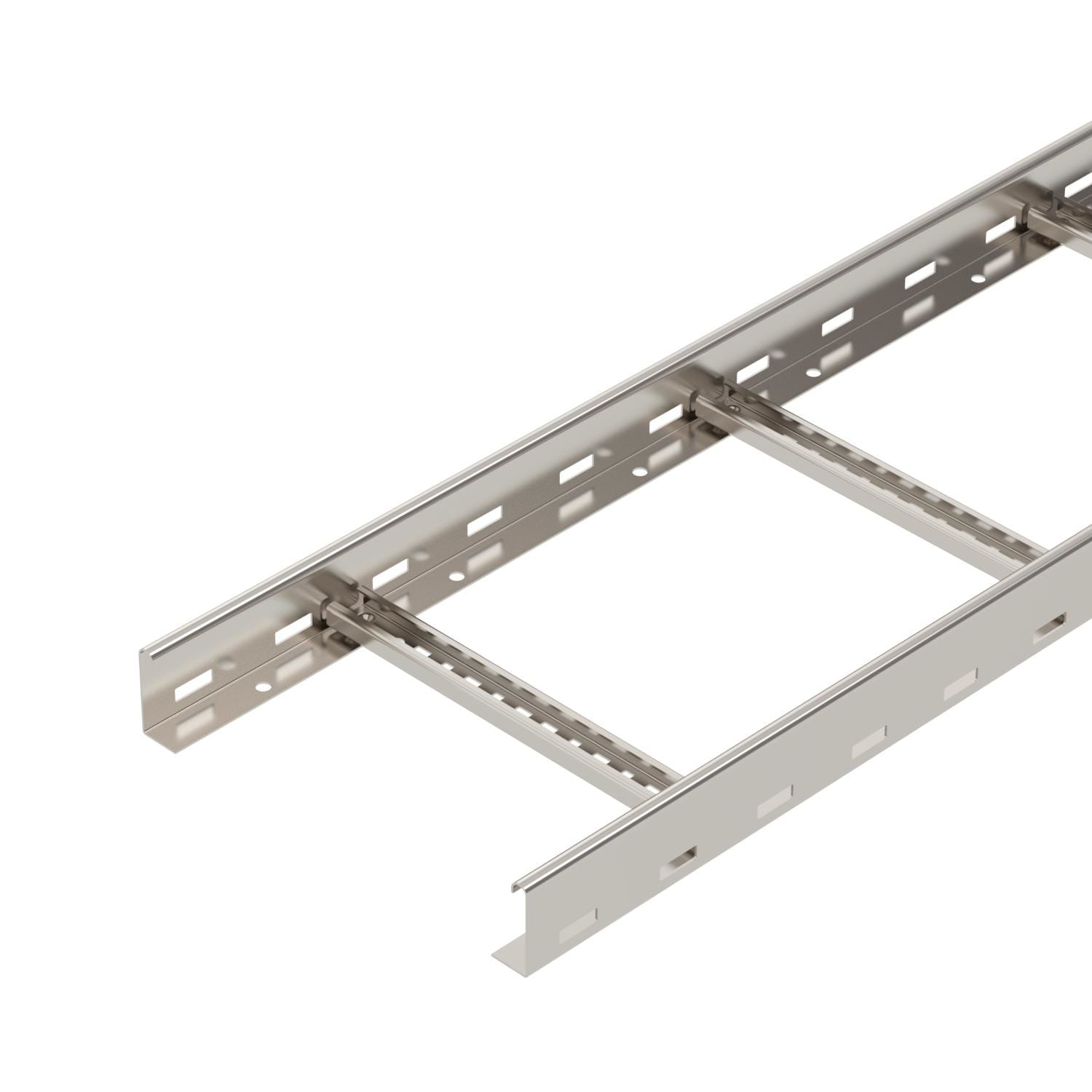 OBO BETTERMANN - Passerella traversini LCIS 630 6 A4, scaletta piolo forato saldato 60x300x6000 Acciaio INOX 1.4571 non trattato con ulteriore trattamento.