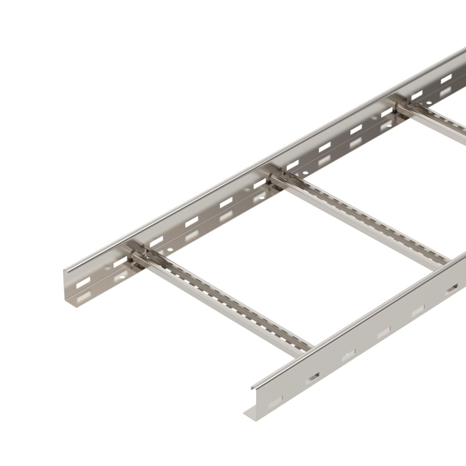 OBO BETTERMANN - Passerella traversini scaletta piolo forato saldato 60x400x6000 Acciaio INOX A2 1.4301 non trattato ulteriore trattamento.