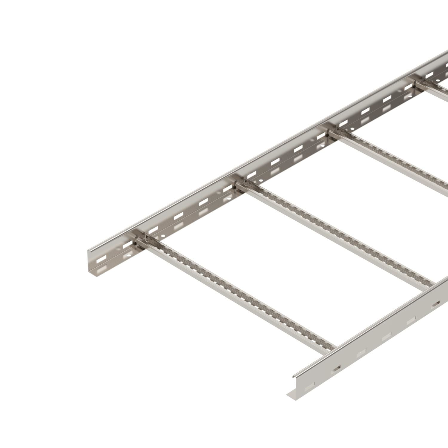 OBO BETTERMANN - Passerella traversini LCIS 660 6 in acciaio INOX A2 1.4301, saldato, piolo forato, dimensioni 60x600x6000 mm, non trattato, con possibilità di ulteriore trattamento.