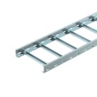 OBO BETTERMANN - Passerella in acciaio zincato a caldo per immersione, con pioli distanziati di 150 mm, dimensioni 60x300x6000.