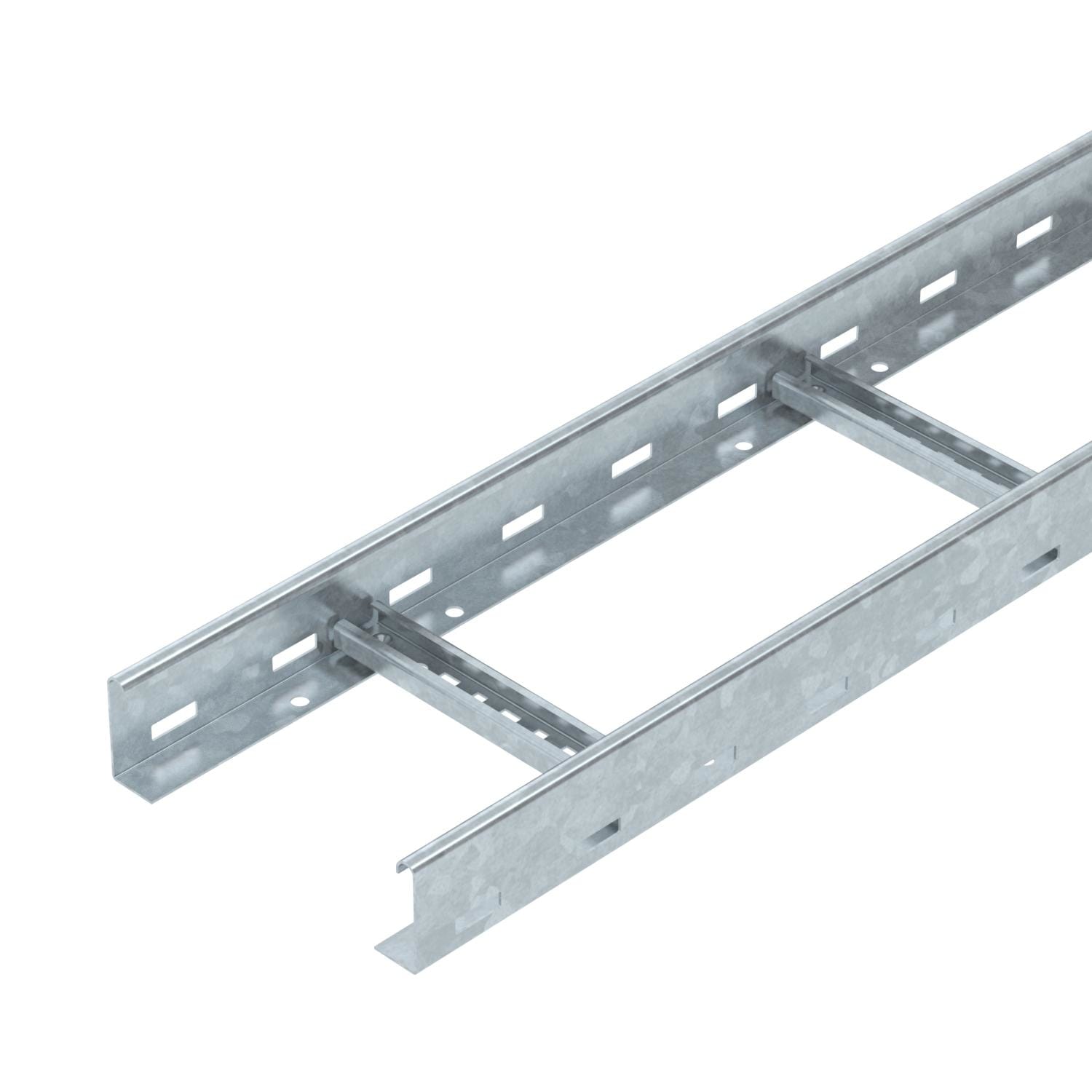 OBO BETTERMANN - Passerella traversini LCIS 620 6 ft, scaletta piolo forato saldato 60x200x6000 in acciaio zincato a caldo per immersione.
