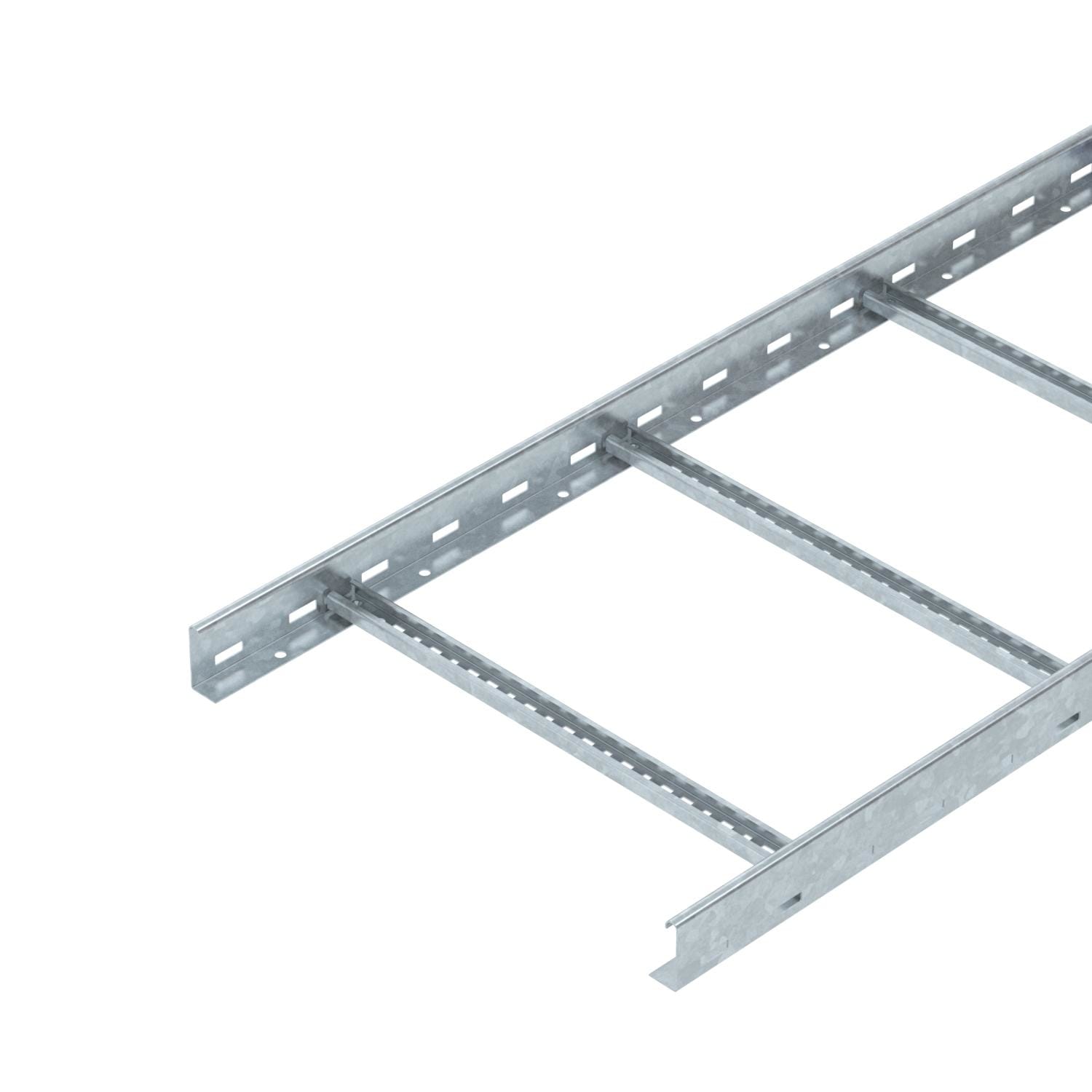 OBO BETTERMANN - Passerella traversini in acciaio zincato a caldo 60x500x3000 per immersione con scaletta piolo forato.