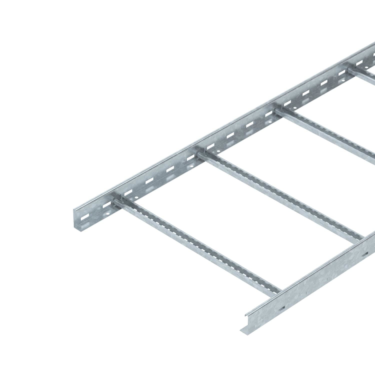 OBO BETTERMANN - Passerella traversini LCIS 660 3 ft, scaletta piolo forato saldata 60x600x3000 in acciaio zincato a caldo per immersione.