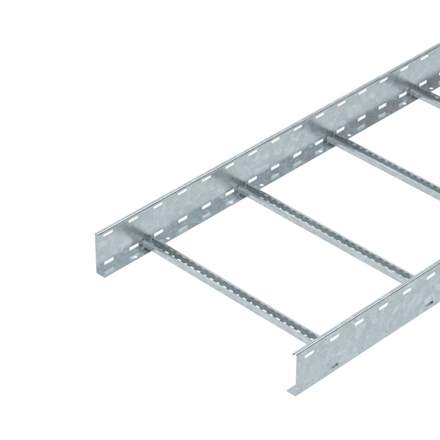OBO BETTERMANN - Passerella traversini in acciaio zincato a caldo 110x600x6000 per immersione, piolo forato, saldato.