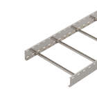 OBO BETTERMANN - Passerella traversini VS6 A2 LG 116 in acciaio INOX 1.4301 non trattato, ulteriore trattamento, scaletta asolata con piolo 110x600x6000.