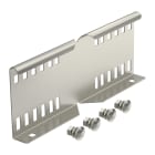 OBO BETTERMANN - Giunto angolare LWVG 110 A2 per passerella scaletta 114x300 in Acciaio INOX 1.4301, non trattato con ulteriore trattamento.