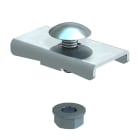 OBO BETTERMANN - Morsetto di fissaggio per pass. scaletta LG45 e LG60 40x22 in acciaio zincato continuo.