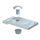 OBO BETTERMANN - Morsetto di fissaggio LKS 60 4 per passerella scaletta LG110 60x30 in acciaio zincato a caldo per immersione. 6221122