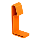 OBO BETTERMANN - Cappuccio protettivo per passerella scaletta H60mm in polietilene arancio pastello RAL 2003. 6222537