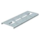 OBO BETTERMANN - Piastra di supporto per pioli, funzionale 180x140x16,5 in acciaio zincato continuo.