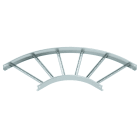 OBO BETTERMANN - Curva 90 gradi per passerella e scaletta 60x500 in Acciaio zincato continuo FS LB 90 650 R3.