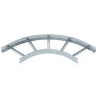 OBO BETTERMANN - Curva 90° per passerella scaletta 60x300 in acciaio zincato a caldo per immersione LB 90 630 R3 FT.