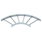 OBO BETTERMANN - Curva 90° per passerella scaletta 60x500 in acciaio zincato a caldo per immersione LB 90 650 R3 FT.