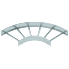 OBO BETTERMANN - Curva 90° per passerella scaletta 110x500 in Acciaio zincato continuo FS LB 90 1150 R3.