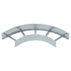 OBO BETTERMANN - Curva 90° per passerella scaletta 110x300 in acciaio zincato a caldo per immersione.