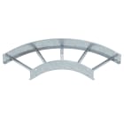 OBO BETTERMANN - Curva 90° per passerella scaletta 110x400 in acciaio zincato a caldo per immersione LB 90 1140 R3 FT.