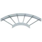 OBO BETTERMANN - Curva 90° per passerella scaletta 110x600 in acciaio zincato a caldo per immersione LB 90 1160 R3 FT.