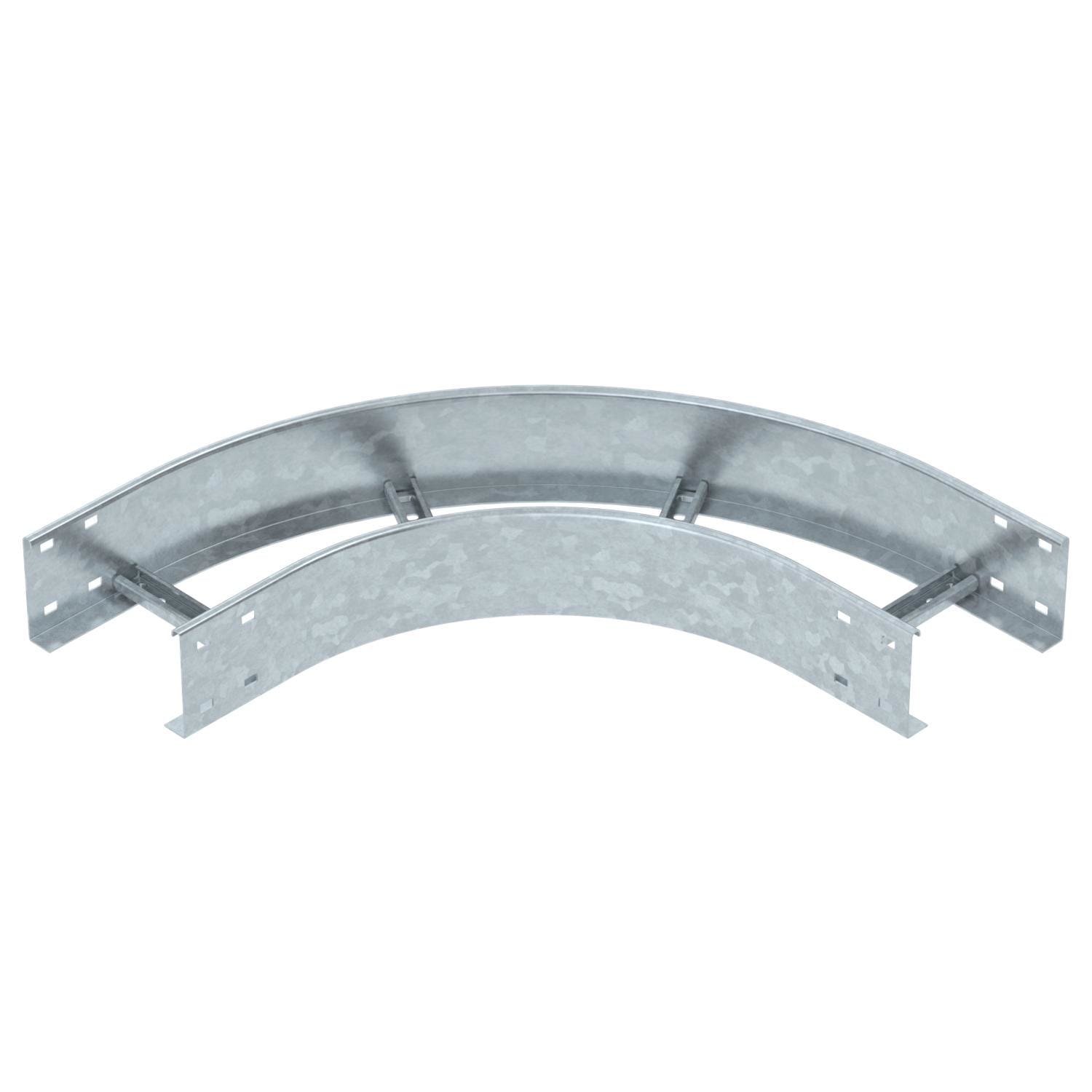 OBO BETTERMANN - Curva 90 per passerella scaletta 110x200 in acciaio zincato a caldo per immersione SLB 90 1120R3 FT.