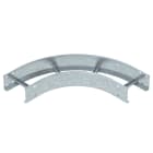 OBO BETTERMANN - Curva 90 per passerella scaletta 110x200 in acciaio zincato a caldo per immersione SLB 90 1120R3 FT.