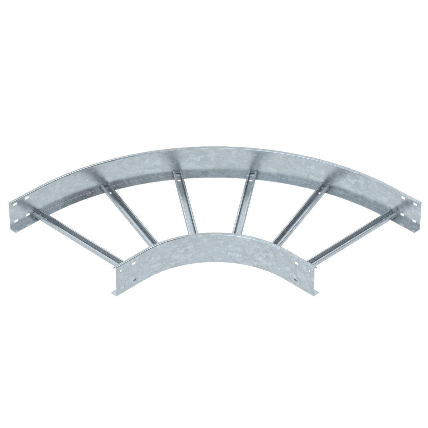 OBO BETTERMANN - Curva 90 gradi per passerella e scaletta 110x500 in acciaio zincato a caldo per immersione SLB 90 1150R3 FT.