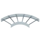 OBO BETTERMANN - Curva 90 gradi per passerella e scaletta 110x500 in acciaio zincato a caldo per immersione SLB 90 1150R3 FT.