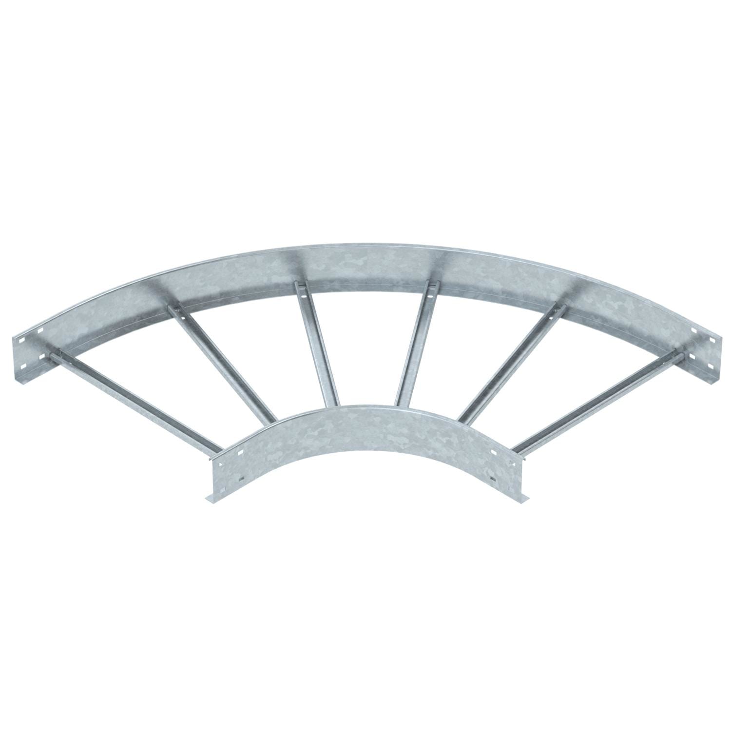 OBO BETTERMANN - Curva 90 gradi per passerella e scaletta 110x600 in acciaio zincato a caldo per immersione SLB 90 1160R3 FT.