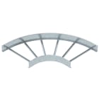 OBO BETTERMANN - Curva 90 gradi per passerella e scaletta 110x600 in acciaio zincato a caldo per immersione SLB 90 1160R3 FT.