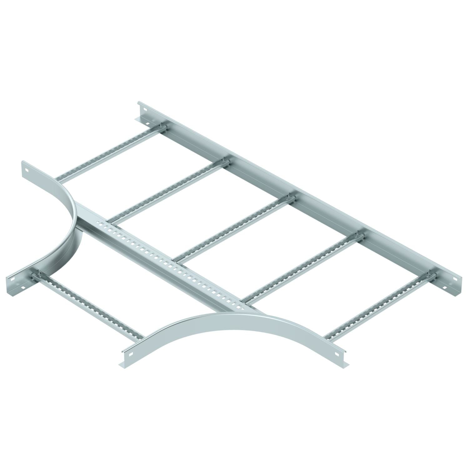 OBO BETTERMANN - Derivazione a T per passerella scaletta 60x500 in Acciaio zincato continuo LT 650 R3 FS.