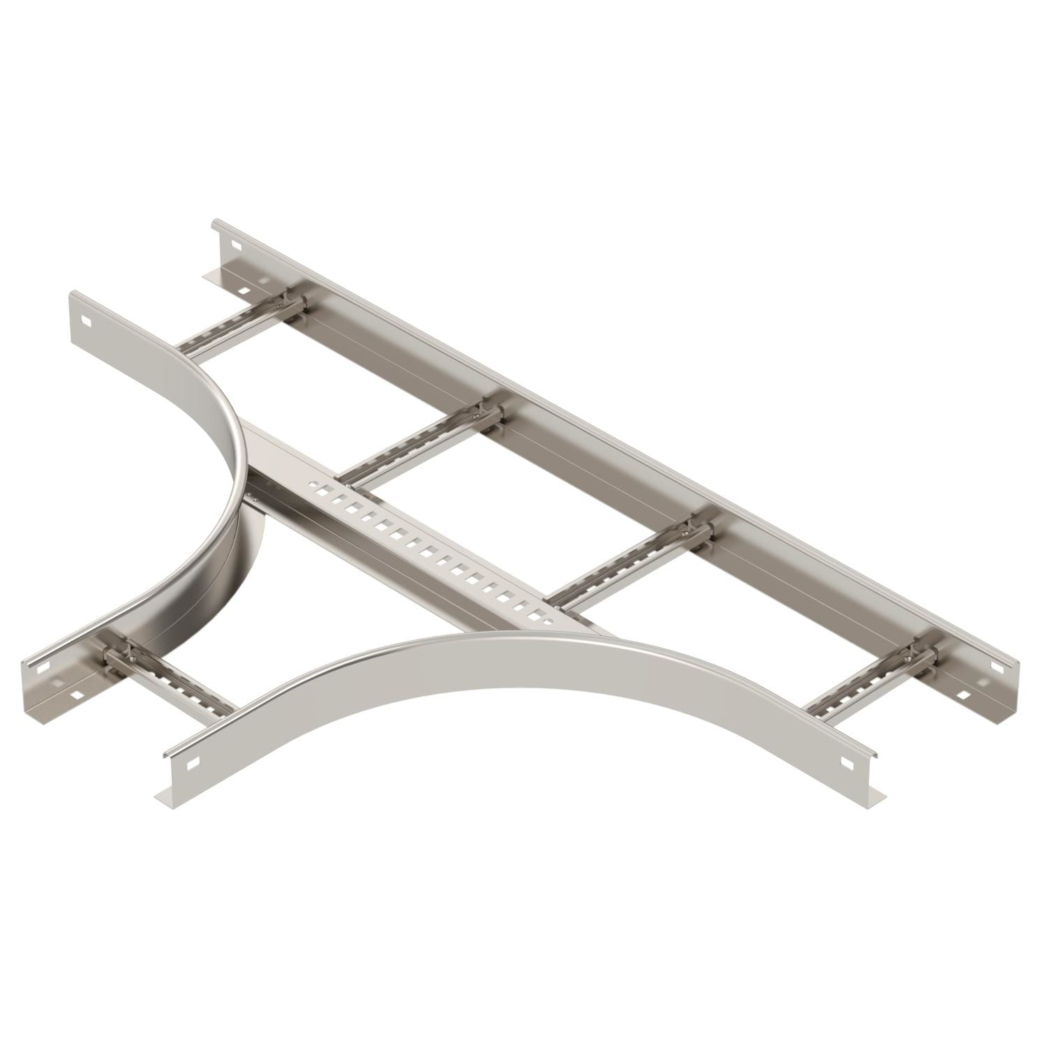 OBO BETTERMANN - Derivazione a T per passerella scaletta 60x200 in Acciaio INOX A2 1.4301 non trattato, ulteriore trattamento.