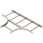 OBO BETTERMANN - Derivazione a T per passerella scaletta 60x400 in Acciaio INOX A2 1.4301 non trattato, ulteriore trattamento.