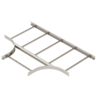 OBO BETTERMANN - Derivazione a T per passerella scaletta 60x600 in Acciaio INOX A4 1.4571 non trattato, con ulteriore trattamento.