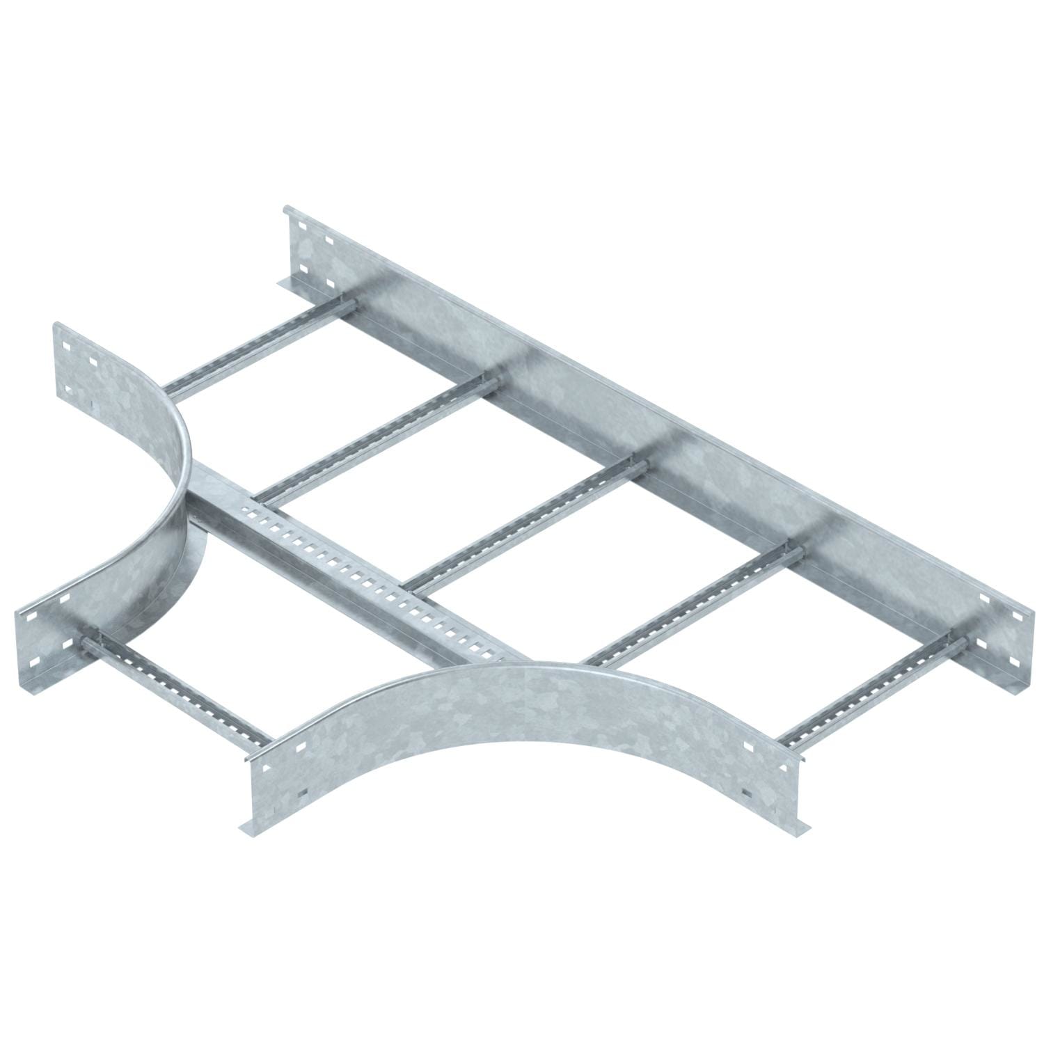 OBO BETTERMANN - Derivazione a T per passerella scaletta 110x400 in Acciaio zincato a caldo per immersione.