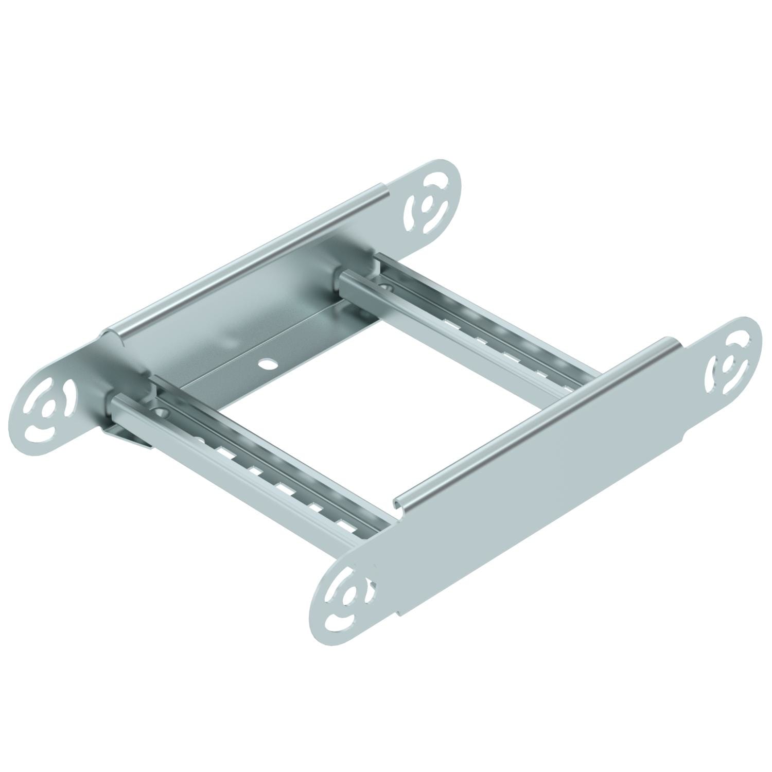 OBO BETTERMANN - Elemento curva regolabile per passerella scaletta 60x200 in Acciaio zincato continuo.