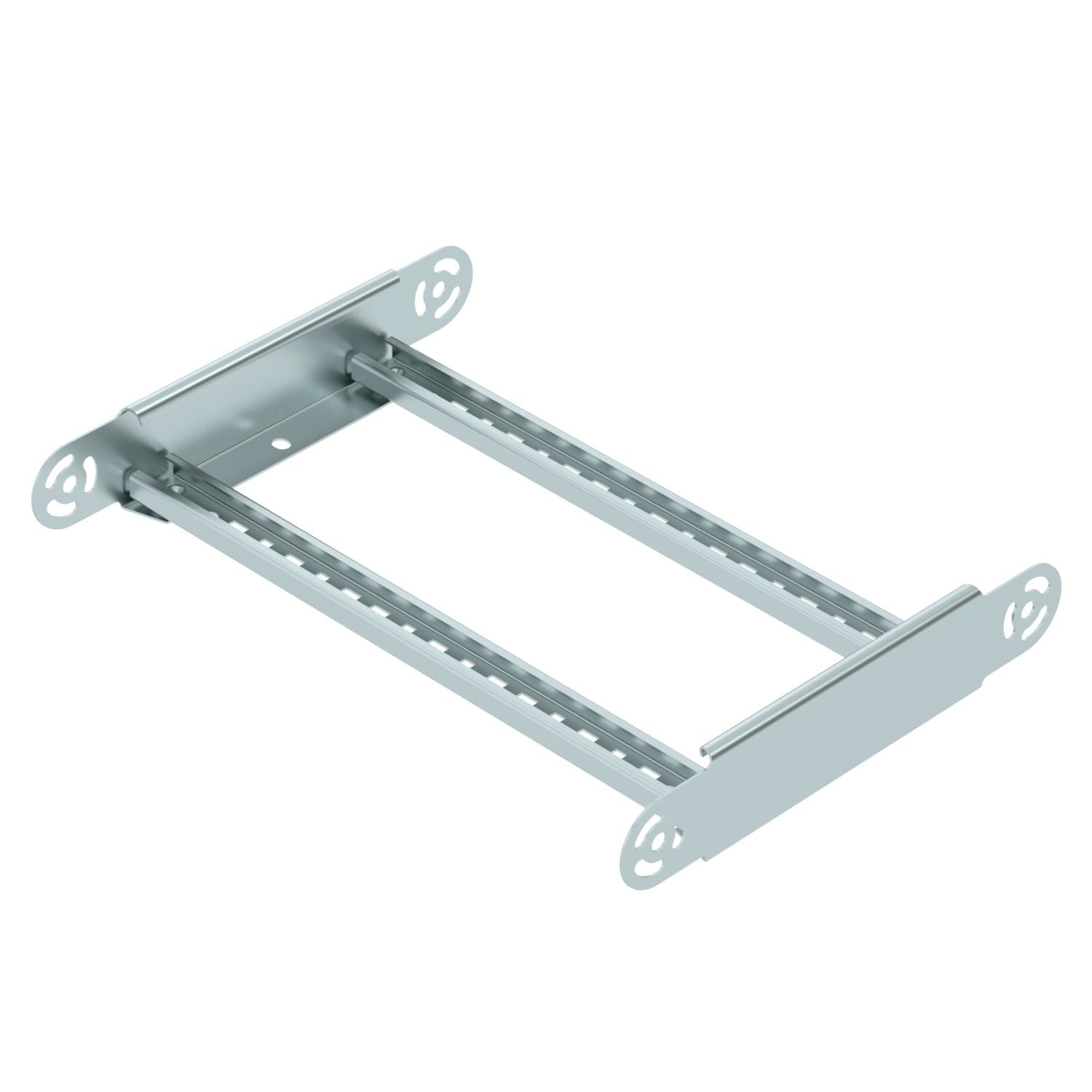 OBO BETTERMANN - Elemento curva regolabile per passerella scaletta 60x400 in Acciaio zincato continuo.