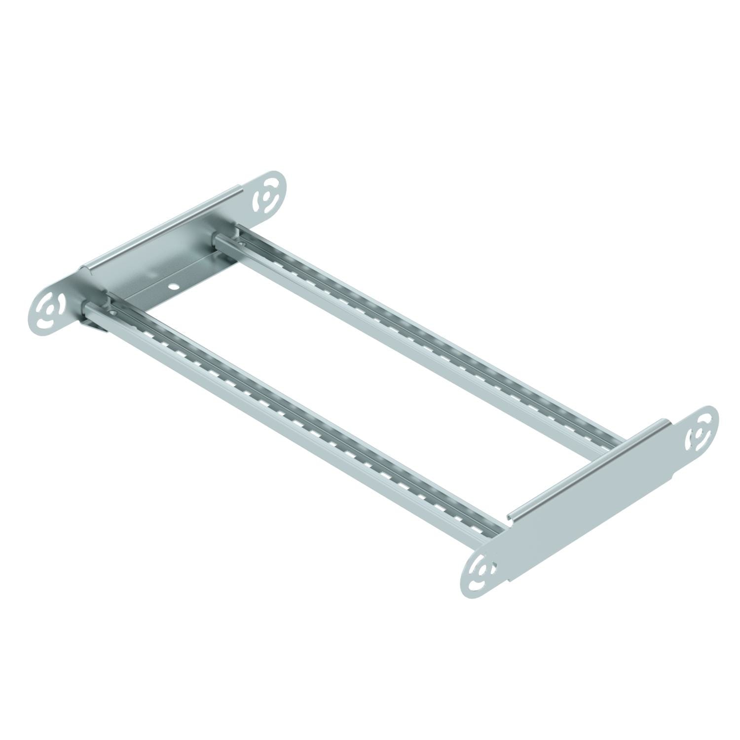 OBO BETTERMANN - Elemento curva regolabile per passerella scaletta 60x500 in acciaio zincato continuo.
