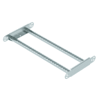 OBO BETTERMANN - Elemento curva regolabile per passerella scaletta 60x600 in acciaio zincato continuo.