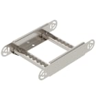 OBO BETTERMANN - Elemento curva regolabile per passerella scaletta 60x200 in acciaio inox A2 1.4301 non trattato, con ulteriore trattamento.
