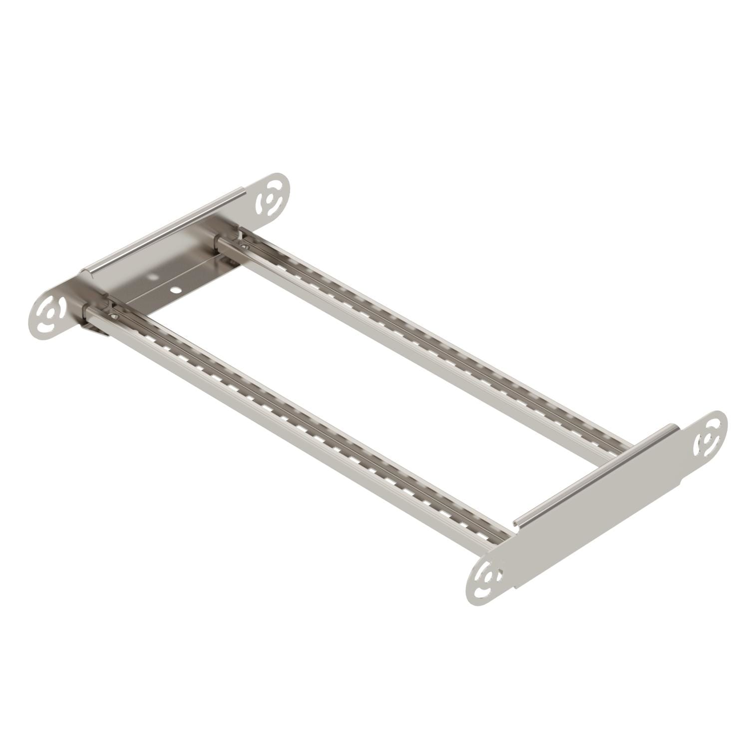 OBO BETTERMANN - Elemento curva regolabile per passerella scaletta 60x500 Acciaio INOX A2 1.4301 non trattato ulteriore trattamento.