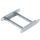 OBO BETTERMANN - Elemento curva regolabile per passerella scaletta 60x300 in acciaio zincato a caldo per immersione.