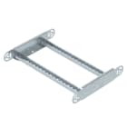 OBO BETTERMANN - Elemento curva regolabile per passerella scaletta 60x400 in acciaio zincato a caldo per immersione.
