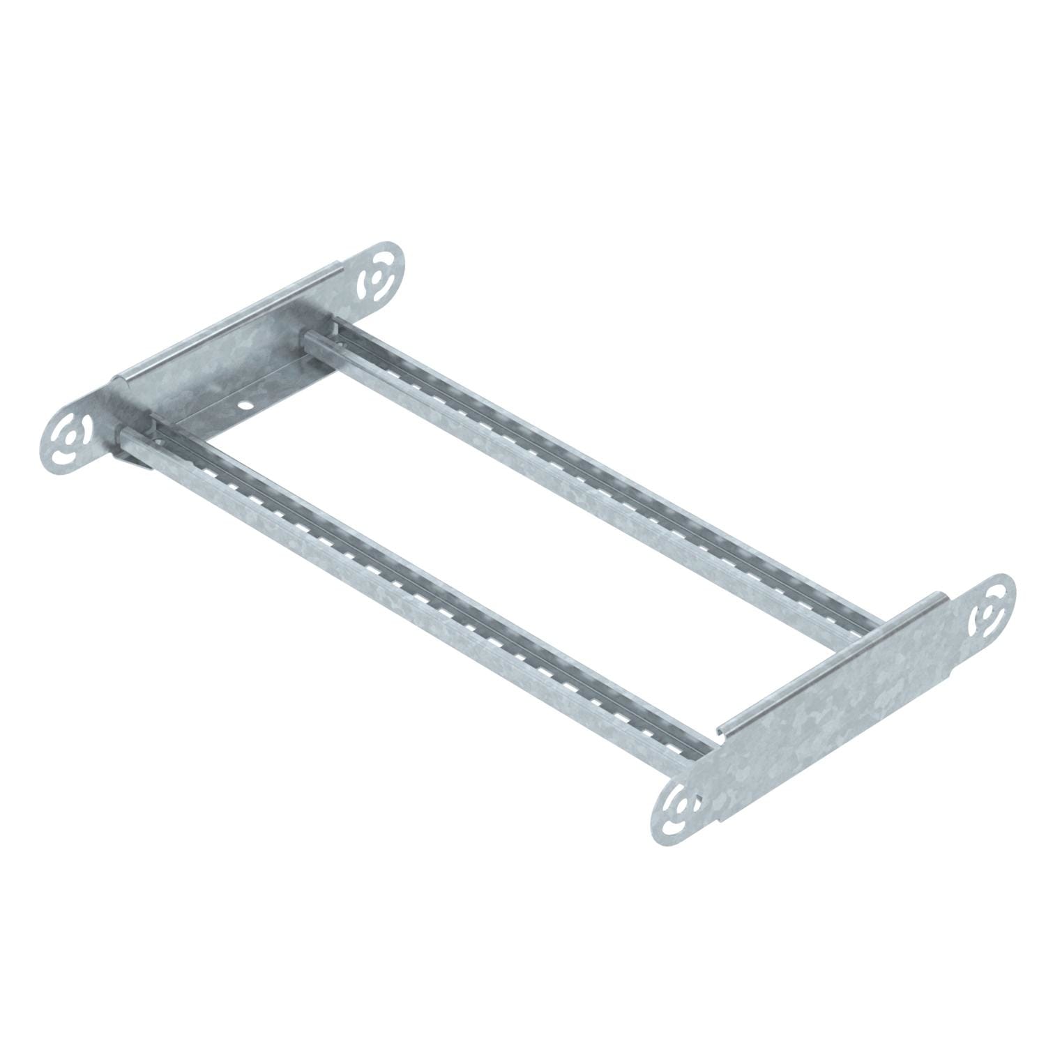 OBO BETTERMANN - Elemento curva regolabile per passerella scaletta 60x500 in acciaio zincato a caldo per immersione.