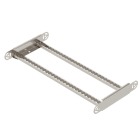 OBO BETTERMANN - Elemento curva regolabile per passerella scaletta 60x600 in acciaio inox A4 1.4401 non trattato, con ulteriore trattamento.